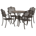 Garten Essgruppe 5 pcs Bronze Aluminium