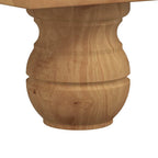 Schreibtisch ASKIM Braun 95 x 40 x 75 cm Massives Kiefernholz