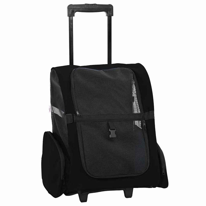 Trolley für Haustiere 3-in-1 Schwarz 48x32x57 cm cm Oxford-Gewebe