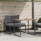 Outdoor-Stahl-Sitzmöbel 2 pcs Anthrazit Stahl