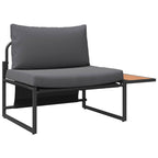 Outdoor-Stahl-Sitzmöbel 2 pcs Anthrazit Stahl