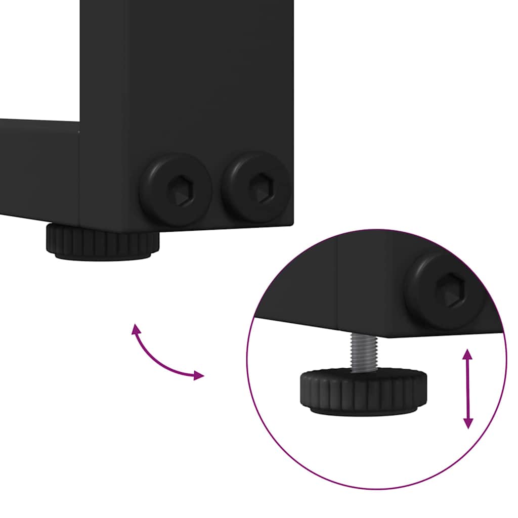 Outdoor-Stahl-Sitzmöbel 2 pcs Anthrazit Stahl