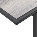 Gartentisch Grau 100 x 55 x 70 cm Holz