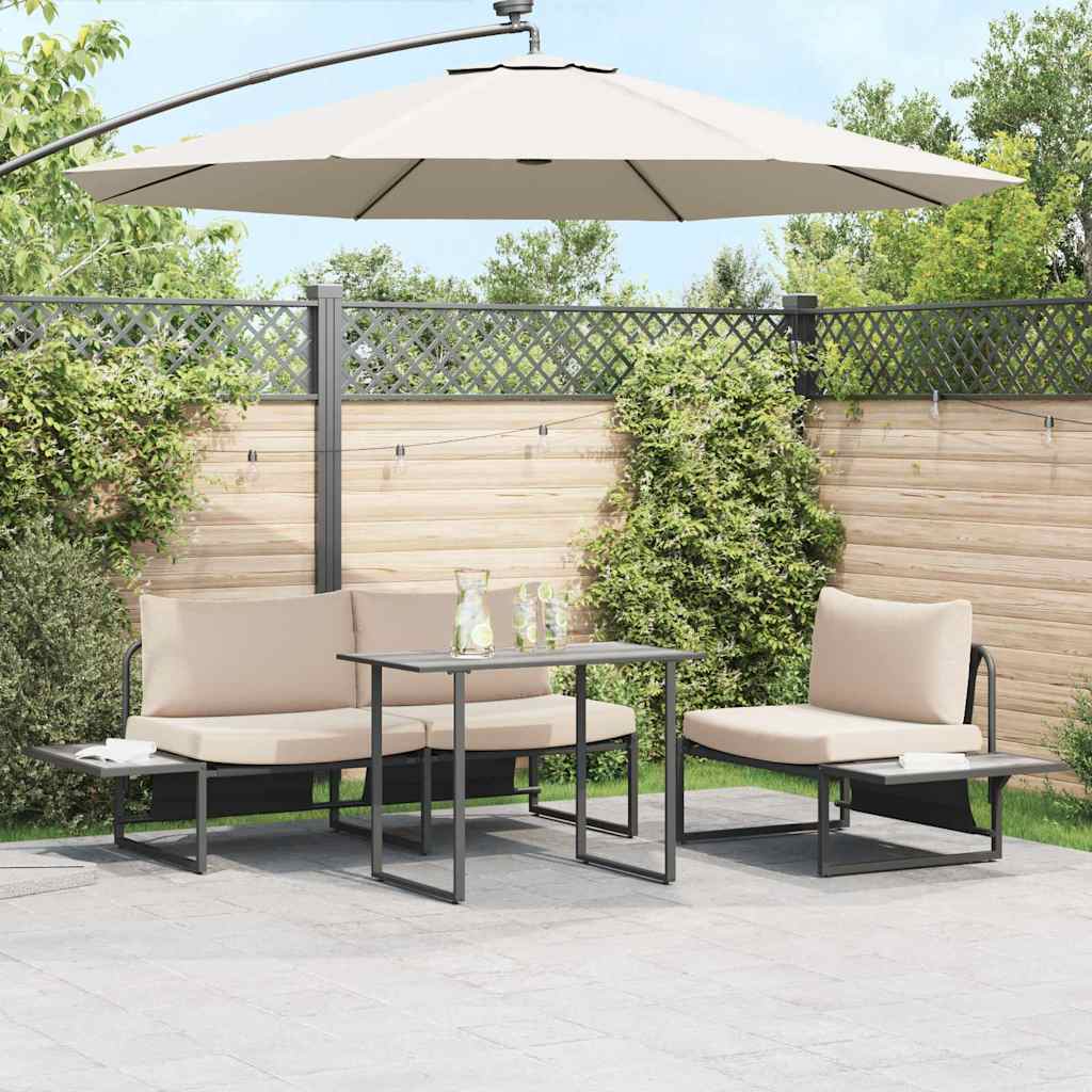 Gartentisch Grau 100 x 55 x 70 cm Holz