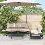 Gartentisch Grau 100 x 55 x 70 cm Holz