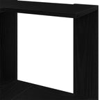 Bücherregal Schwarz Eichen-Optik 50 x 50 x 102 cm