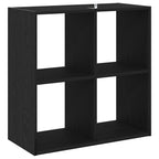 Bücherregal Schwarz Eichen-Optik 68,5 x 32 x 68,5 cm