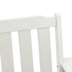 Garten-Esszimmerstuhl 2 pcs Weiß 65,5 x 59 x 88 cm HDPE