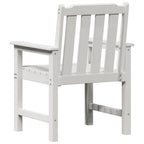 Garten-Esszimmerstuhl 2 pcs Weiß 65,5 x 59 x 88 cm HDPE