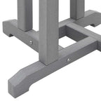 Bartisch Hellgrau 55 x 55 x 107 cm Polyethylen