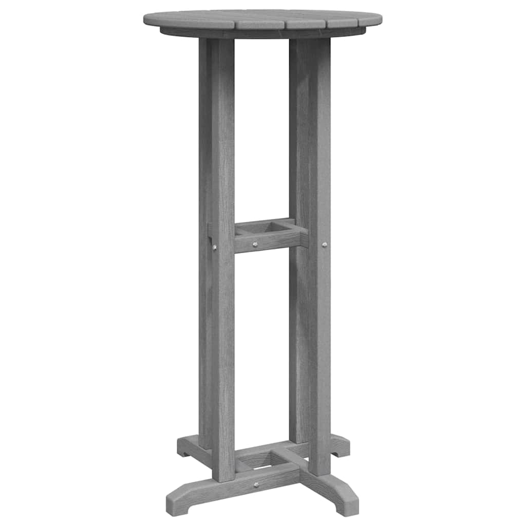 Bartisch Hellgrau 55 x 55 x 107 cm Polyethylen