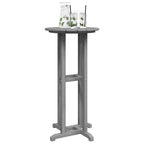 Bartisch Hellgrau 55 x 55 x 107 cm Polyethylen
