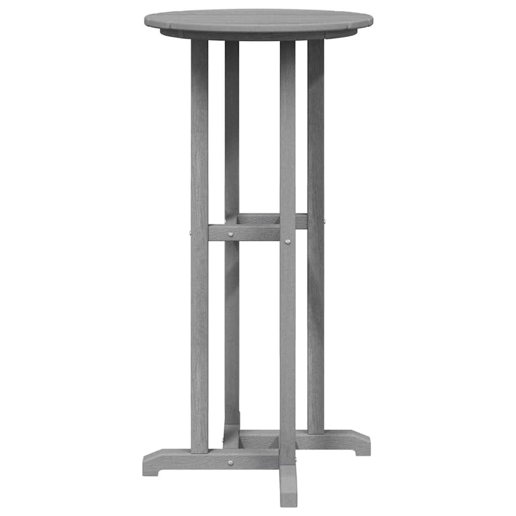 Bartisch Hellgrau 55 x 55 x 107 cm Polyethylen