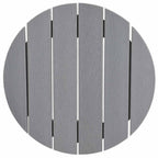 Bartisch Hellgrau 55 x 55 x 107 cm Polyethylen