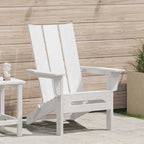 Klappbarer Adirondack-Stuhl Weiß 80,5 x 74,5 x 92 cm HDPE