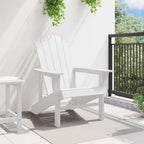 Adirondack-Stuhl Weiß 82 x 74 x 92 cm HDPE