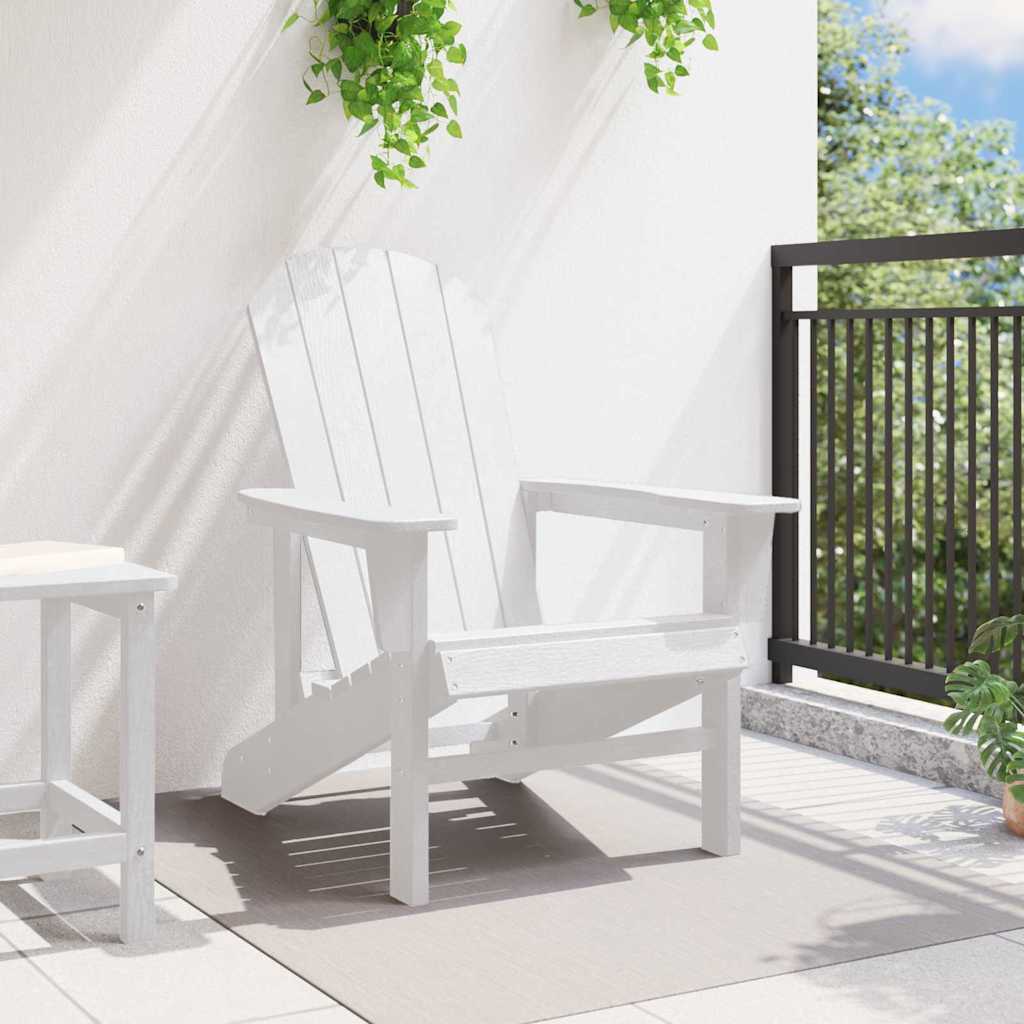 Adirondack-Stuhl Weiß 82 x 74 x 92 cm HDPE