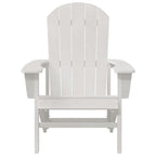 Adirondack-Stuhl Weiß 82 x 74 x 92 cm HDPE