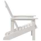 Adirondack-Stuhl Weiß 82 x 74 x 92 cm HDPE