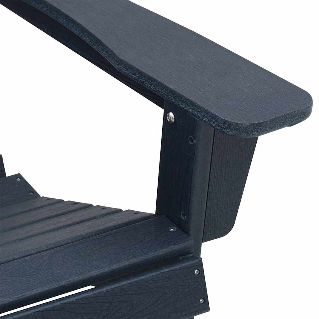 Adirondack-Stuhl Marineblau 82 x 74 x 92 cm HDPE