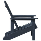 Adirondack-Stuhl Marineblau 82 x 74 x 92 cm HDPE