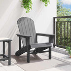 Adirondack-Stuhl Hellgrau 82 x 74 x 92 cm HDPE