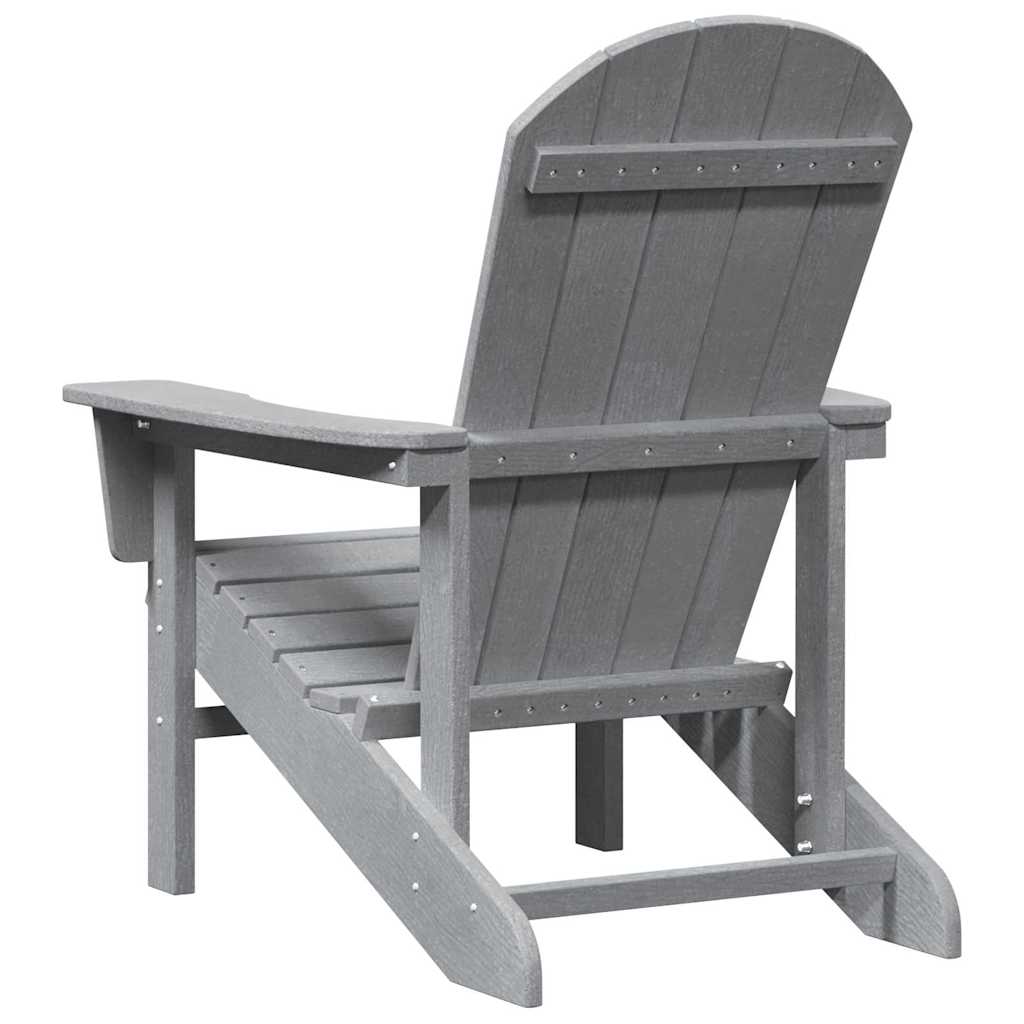 Adirondack-Stuhl Hellgrau 82 x 74 x 92 cm HDPE