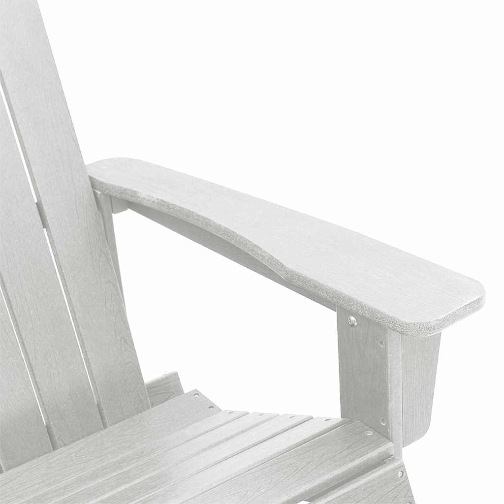 Adirondack-Schaukelstuhl Weiß 92 x 73,5 x 92 cm HDPE