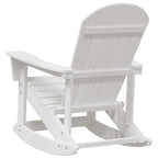 Adirondack-Schaukelstuhl Weiß 92 x 73,5 x 92 cm HDPE