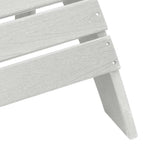 Adirondack-Stuhl Weiß 82 x 74 x 92 cm HDPE