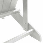 Adirondack-Stuhl Weiß 82 x 74 x 92 cm HDPE