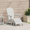 Adirondack-Stuhl Weiß 82 x 74 x 92 cm HDPE