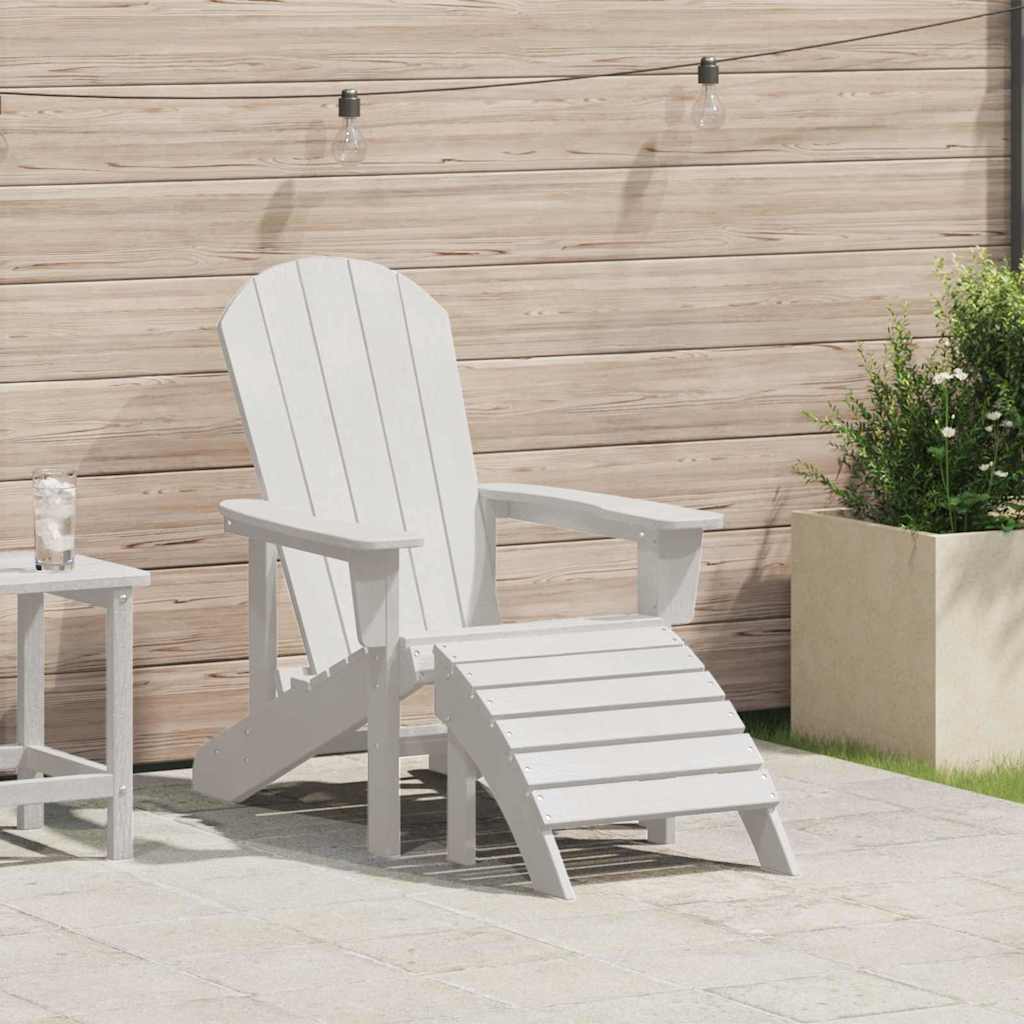 Adirondack-Stuhl Weiß 82 x 74 x 92 cm HDPE