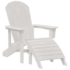Adirondack-Stuhl Weiß 82 x 74 x 92 cm HDPE