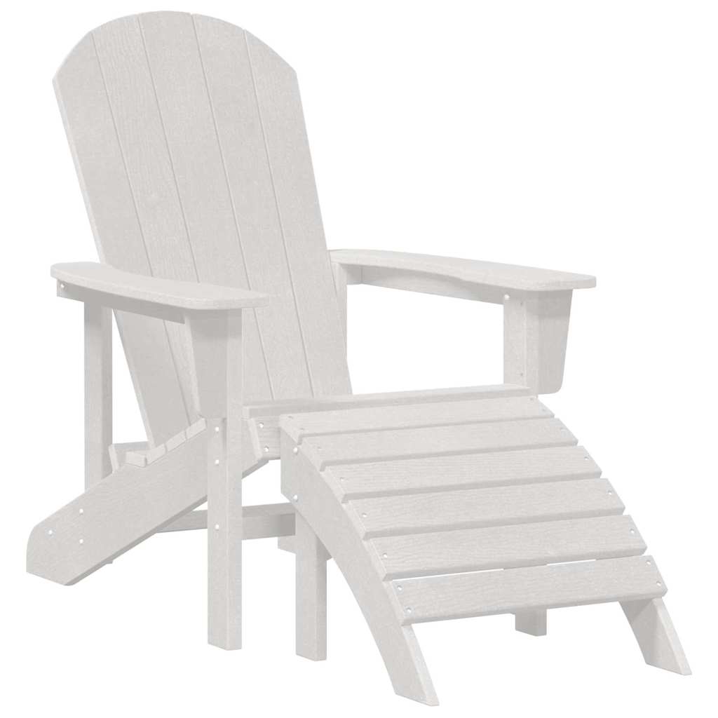 Adirondack-Stuhl Weiß 82 x 74 x 92 cm HDPE