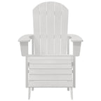 Adirondack-Stuhl Weiß 82 x 74 x 92 cm HDPE