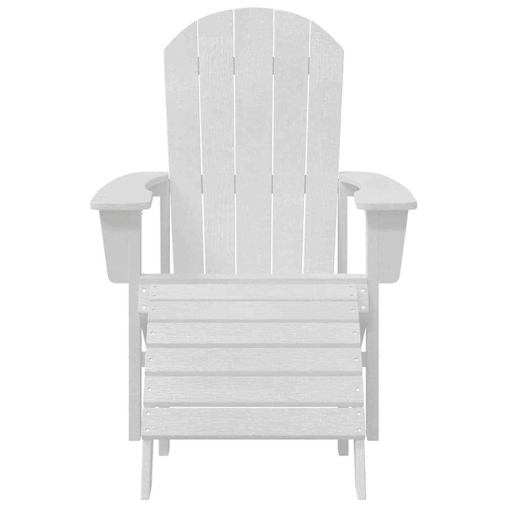Adirondack-Stuhl Weiß 82 x 74 x 92 cm HDPE