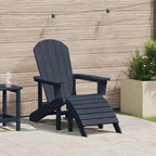 Adirondack-Stuhl Marineblau 82 x 74 x 92 cm HDPE