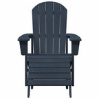 Adirondack-Stuhl Marineblau 82 x 74 x 92 cm HDPE