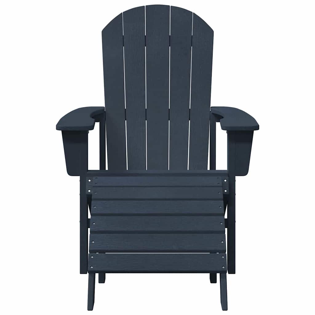Adirondack-Stuhl Marineblau 82 x 74 x 92 cm HDPE