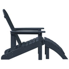 Adirondack-Stuhl Marineblau 82 x 74 x 92 cm HDPE