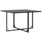 Garten Essgruppe 9 pcs Schwarz Stahl