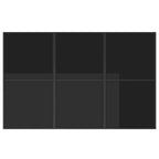 Garten Essgruppe 11 pcs Schwarz Stahl