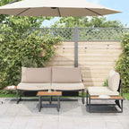 Garten Essgruppe 3 pcs Taupe Stahl