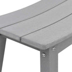 Garten Bar Set 3 pcs Hellgrau HDPE