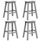 Garten Bar Set 4 pcs Hellgrau HDPE