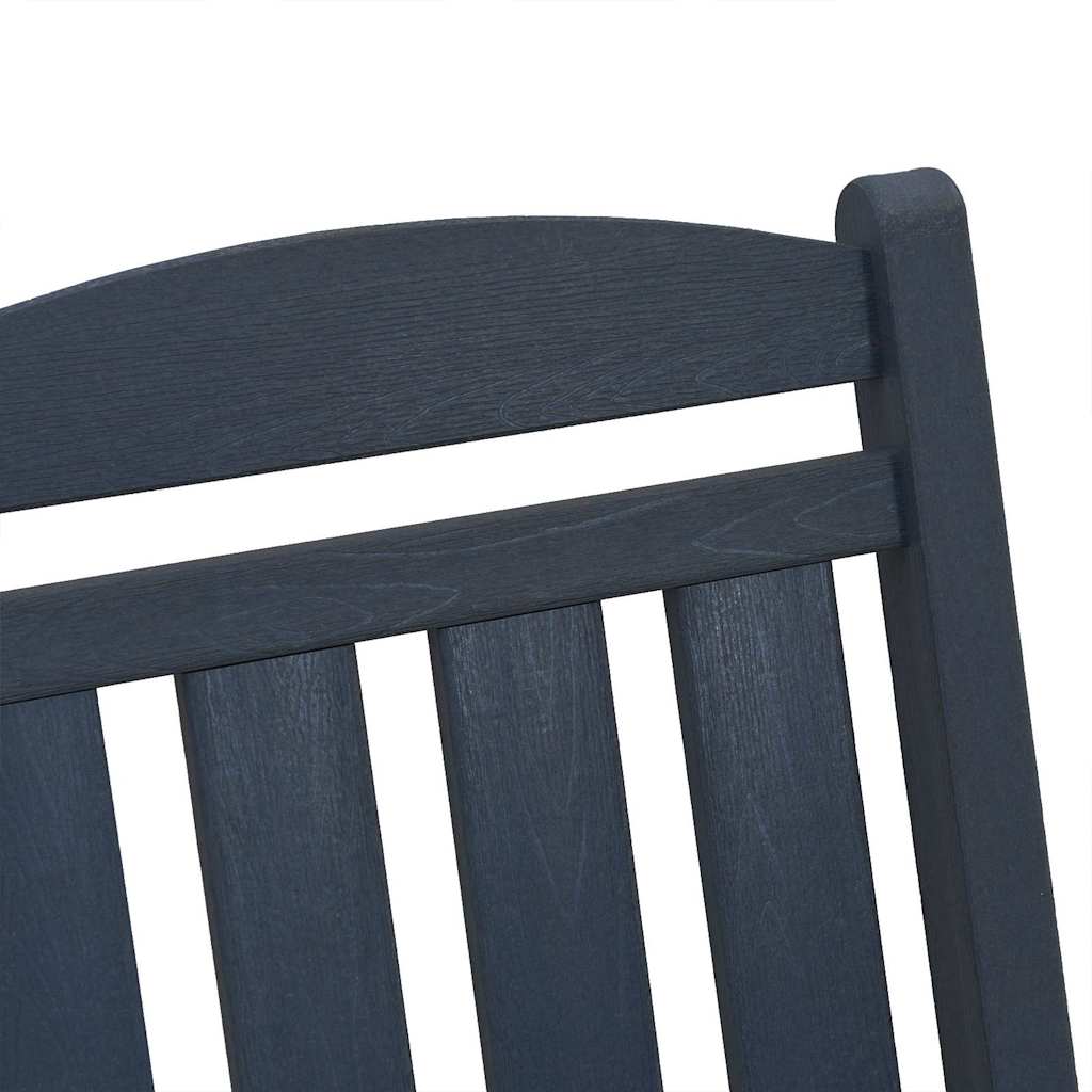Schaukelstuhl 2 pcs Marineblau 92 x 70 x 108 cm Polyethylen
