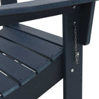 Gartenstuhl 2 pcs Marineblau 80,5 x 74,5 x 92 cm Polyethylen
