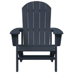 Gartenstuhl 2 pcs Marineblau 82 x 74 x 92 cm Polyethylen