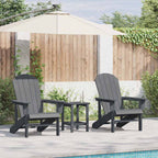 Gartenstuhl 2 pcs Hellgrau 82 x 74 x 92 cm Polyethylen